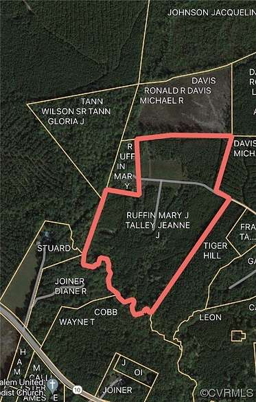 36 Acres of Land for Sale in Disputanta, Virginia