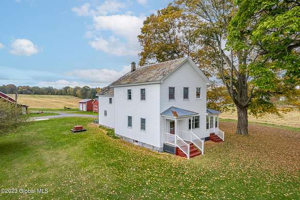 48.8 Acres of Agricultural Land with Home for Sale in Moreau Town, New York