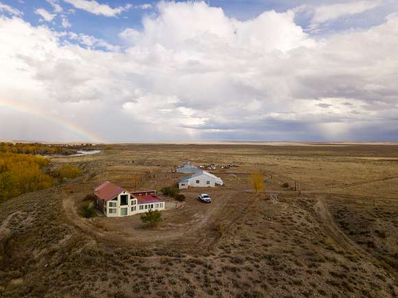 144 Acres of Land with Home for Sale in Riverton, Wyoming