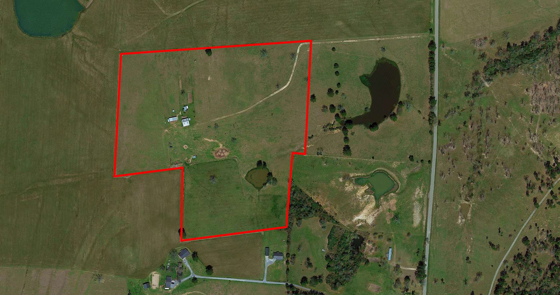 30 Acres of Recreational Land & Farm for Sale in Richards, Texas