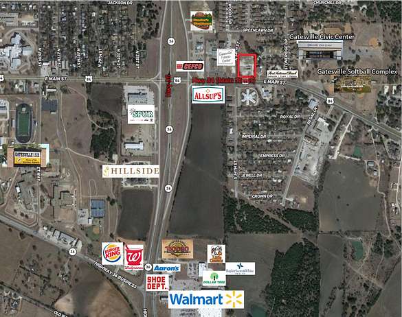 1.9 Acres of Mixed-Use Land for Sale in Gatesville, Texas