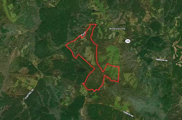 580 Acres of Recreational Land & Farm for Sale in Gaffney, South Carolina