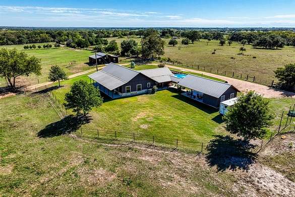 54.4 Acres of Land with Home for Sale in Burton, Texas