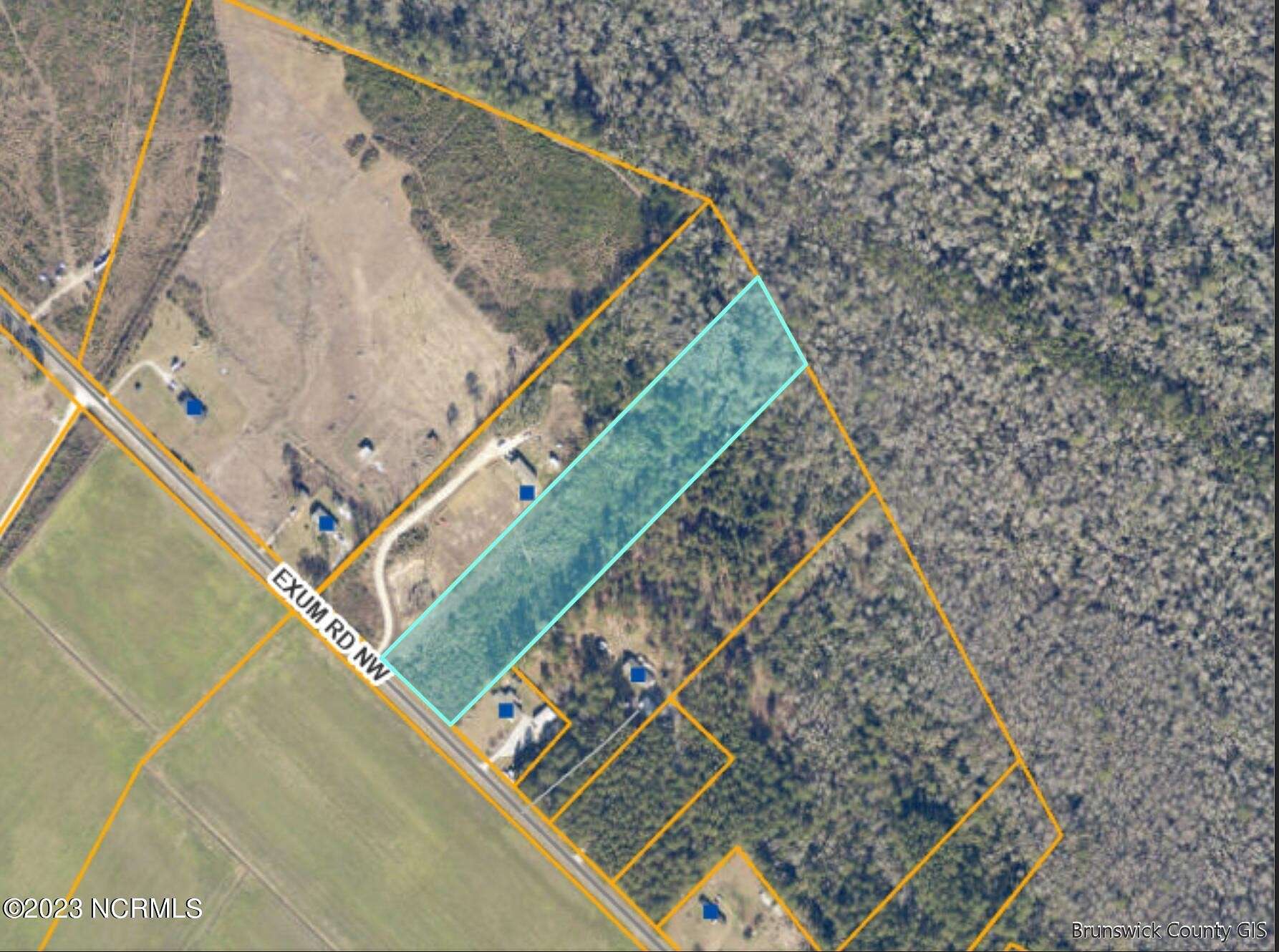 6.6 Acres of Land for Sale in Ash, North Carolina