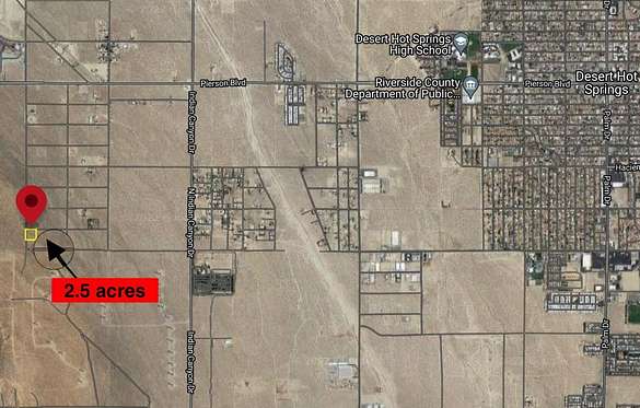 2.6 Acres of Land for Sale in Desert Hot Springs, California