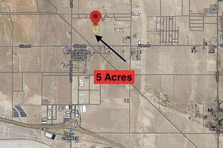 5 Acres of Land for Sale in Desert Hot Springs, California