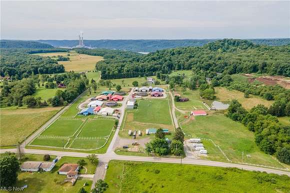 23.9 Acres of Agricultural Land with Home for Sale in New Cumberland, West Virginia