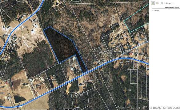 10.5 Acres of Land for Sale in Linden, North Carolina