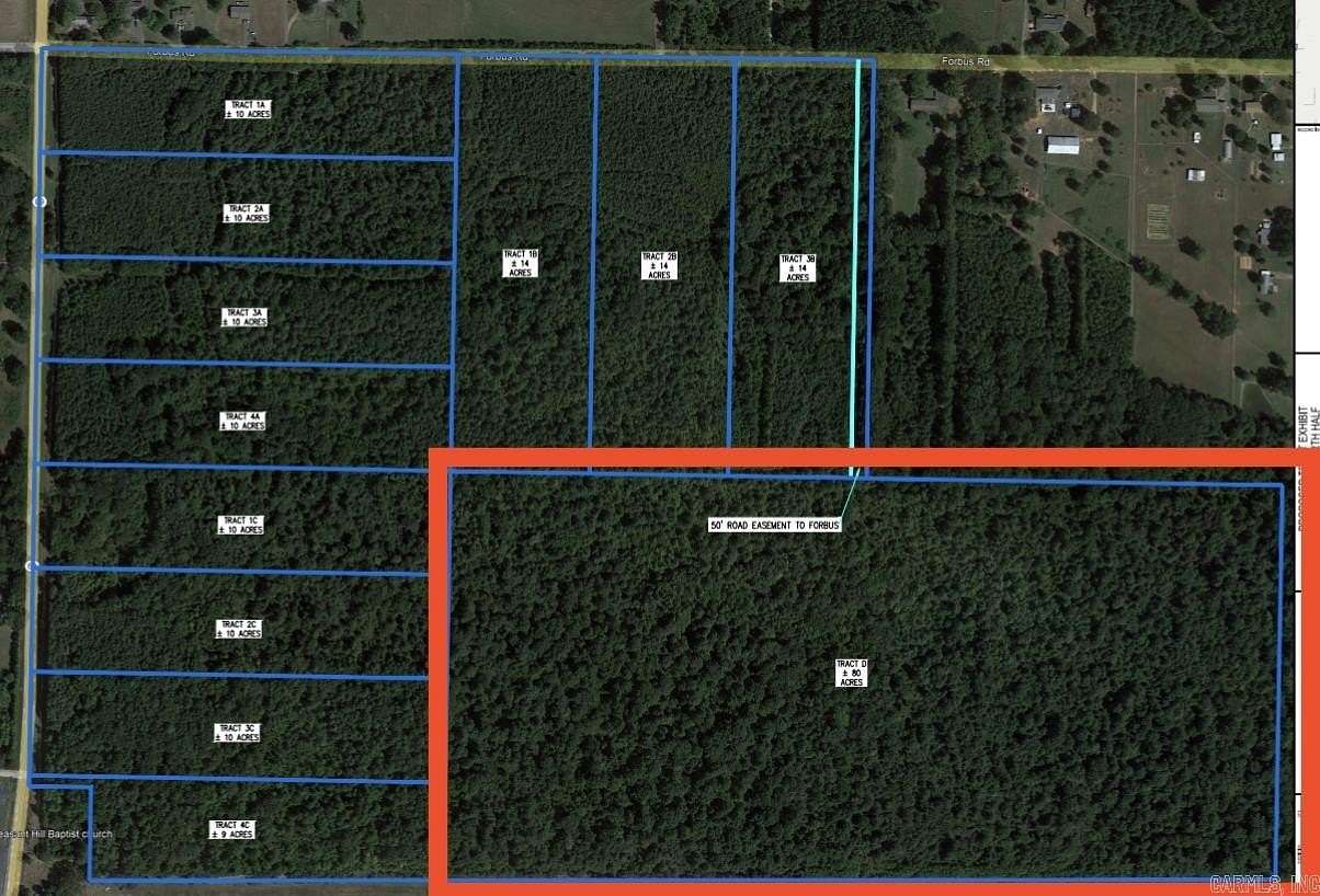 90.4 Acres of Recreational Land for Sale in Cabot, Arkansas