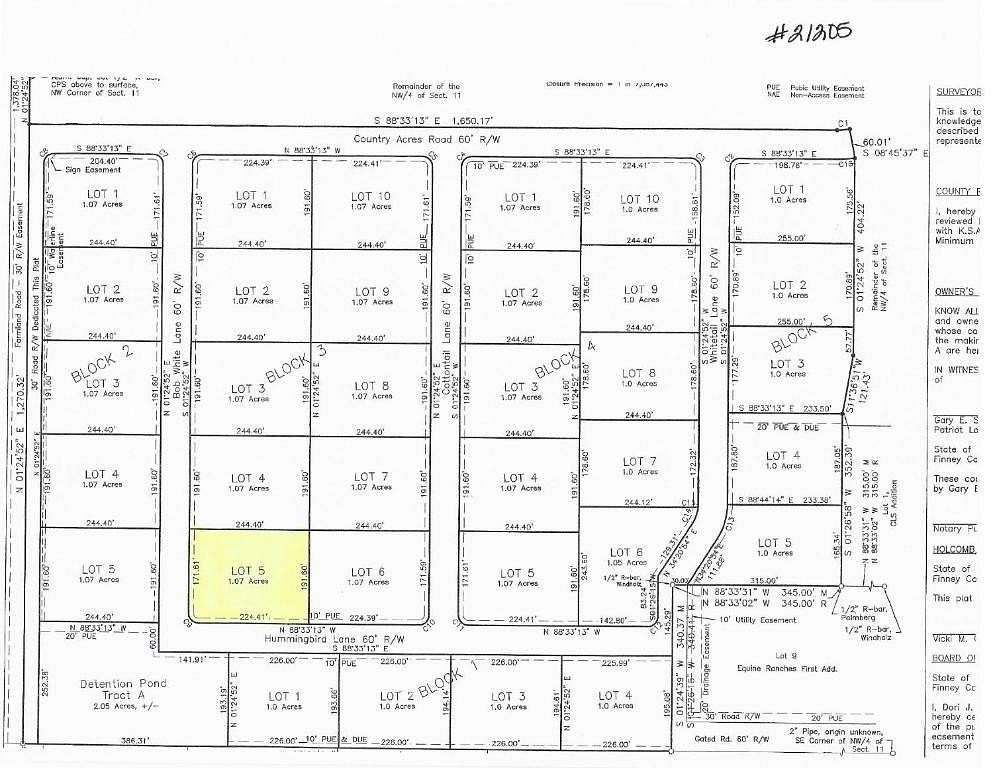 1.07 Acres of Residential Land for Sale in Garden City, Kansas