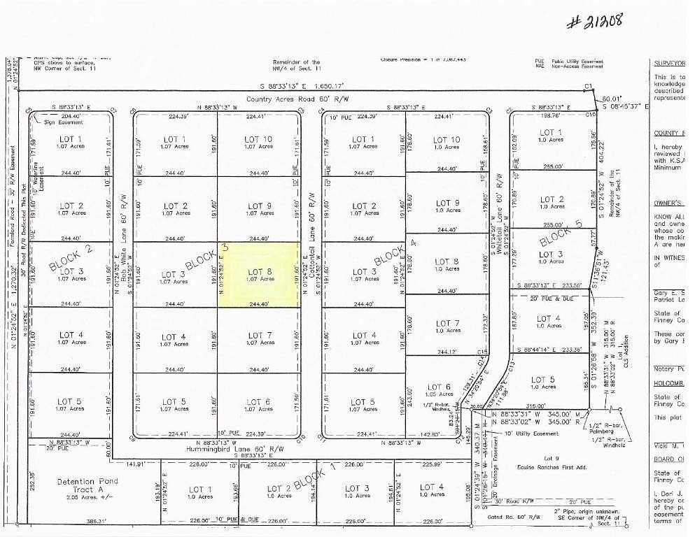 1.07 Acres of Residential Land for Sale in Garden City, Kansas