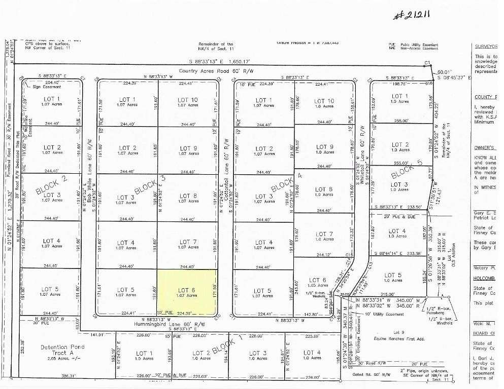 1.07 Acres of Residential Land for Sale in Garden City, Kansas