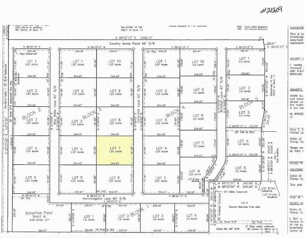 1 Acre of Residential Land for Sale in Garden City, Kansas
