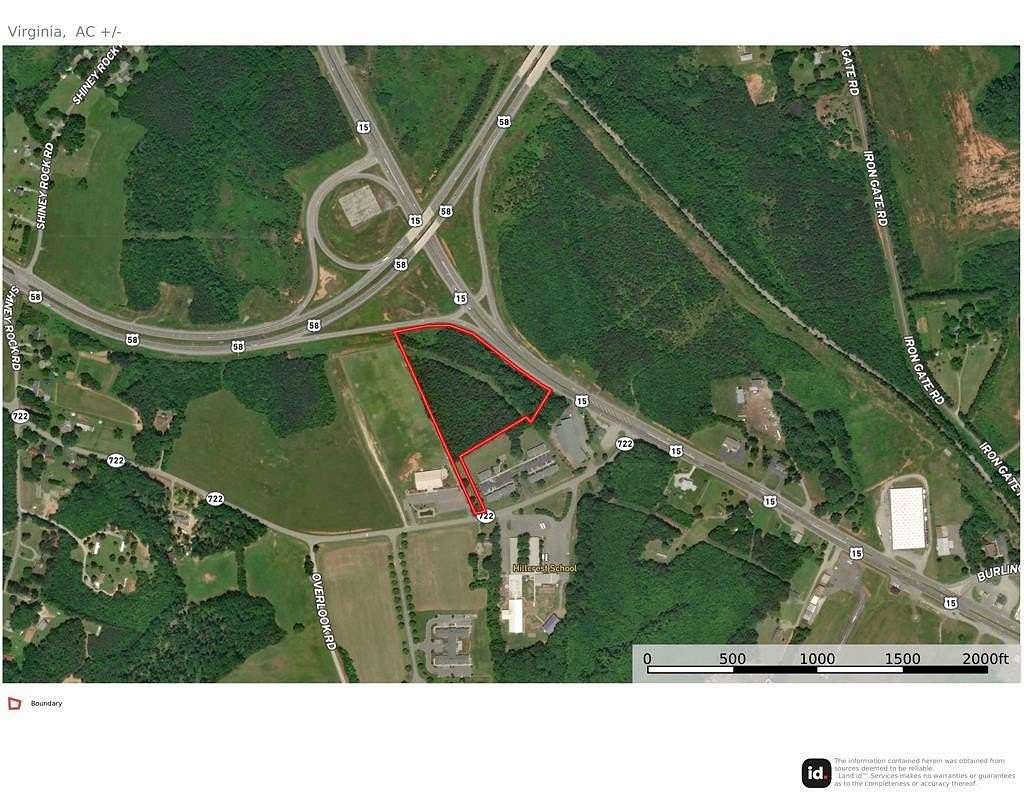 8.58 Acres of Commercial Land for Sale in Clarksville, Virginia