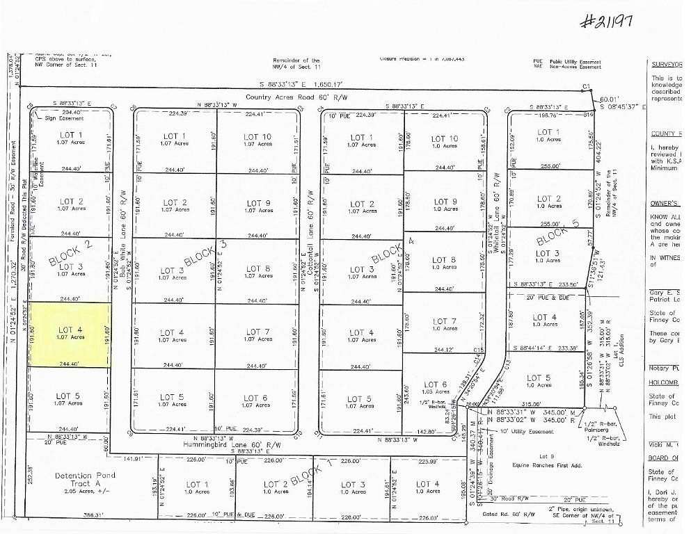 1.07 Acres of Residential Land for Sale in Garden City, Kansas