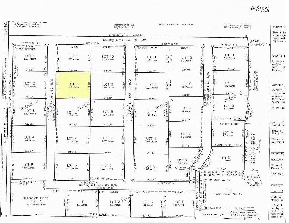 1.07 Acres of Residential Land for Sale in Garden City, Kansas