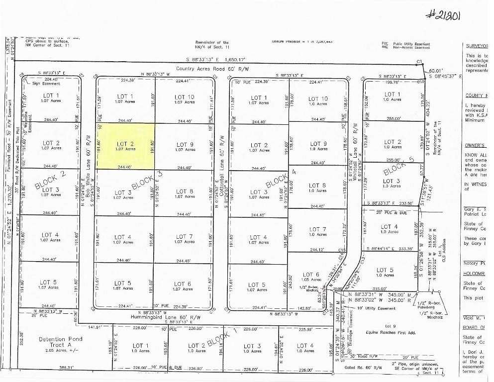 1 Acre of Residential Land for Sale in Garden City, Kansas
