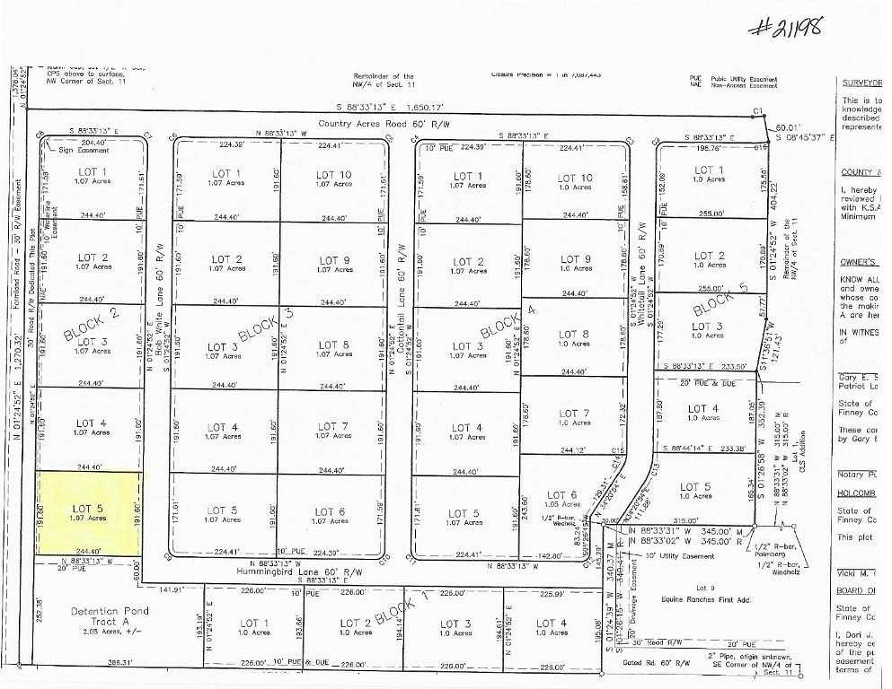 1.07 Acres of Residential Land for Sale in Garden City, Kansas