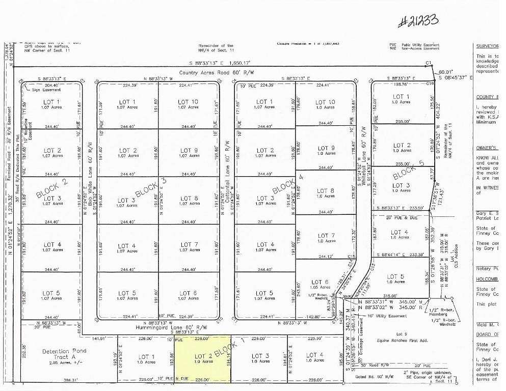 1 Acre of Residential Land for Sale in Garden City, Kansas