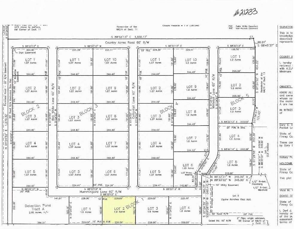 1 Acre of Residential Land for Sale in Garden City, Kansas