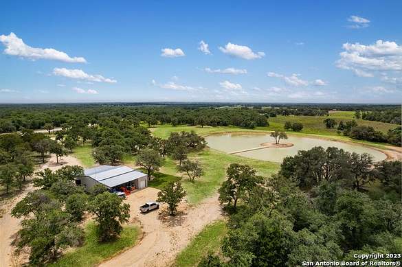 136 Acres of Land with Home for Sale in Stockdale, Texas