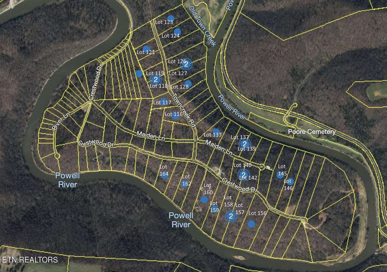 119 Acres of Land for Sale in Speedwell, Tennessee