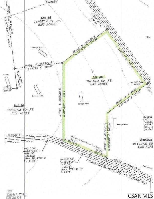 4.5 Acres of Land for Sale in Berlin, Pennsylvania