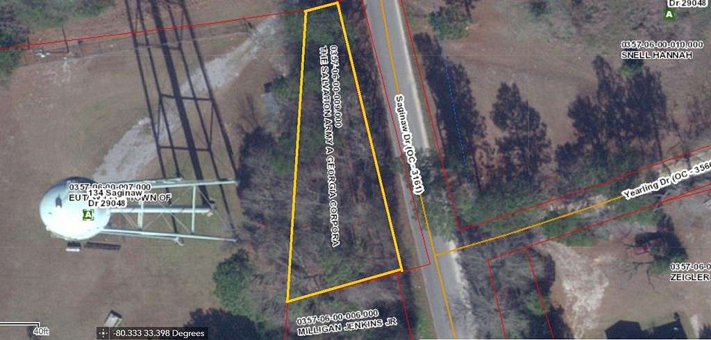 0.14 Acres of Land for Sale in Eutawville, South Carolina
