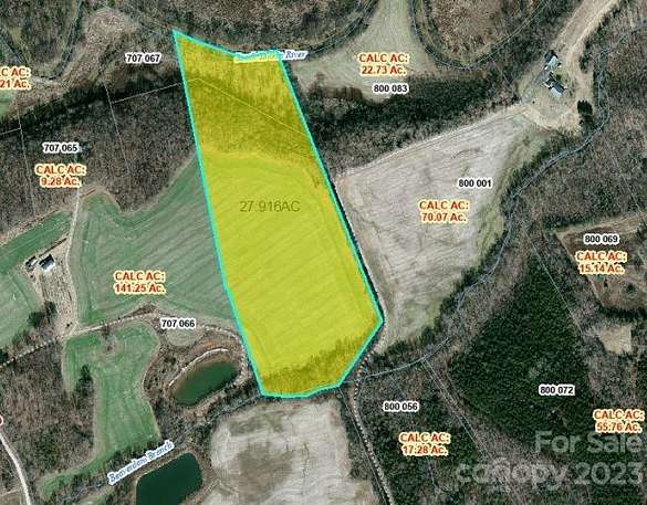27.9 Acres of Land for Sale in Woodleaf, North Carolina