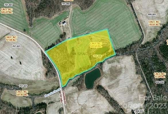 24.5 Acres of Recreational Land for Sale in Woodleaf, North Carolina