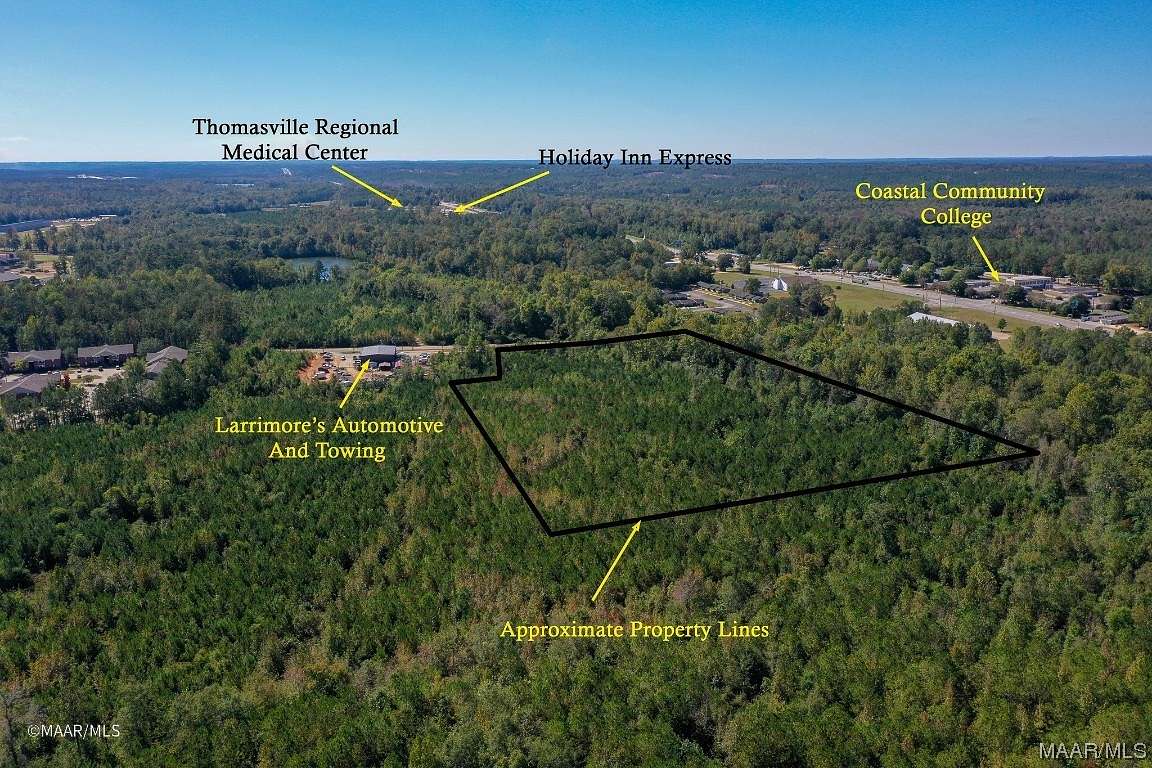 10 Acres of Residential Land for Sale in Thomasville, Alabama