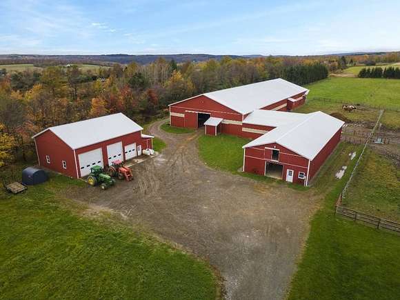 30 Acres of Agricultural Land with Home for Sale in Beaver Dams, New York