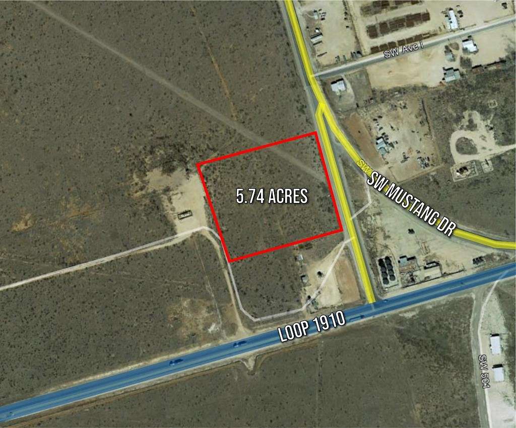 5.7 Acres of Commercial Land for Sale in Andrews, Texas