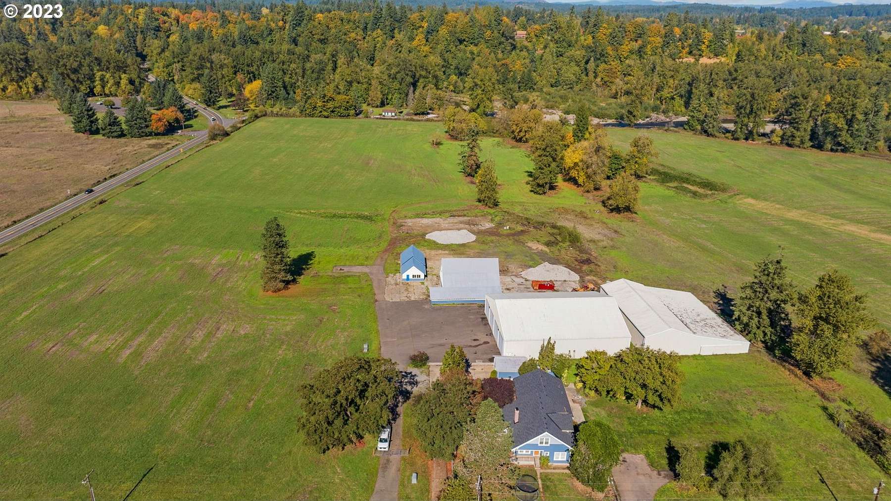 27.2 Acres of Agricultural Land with Home for Sale in Battle Ground, Washington