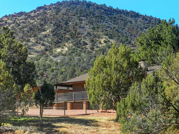 3.42 Acres of Residential Land with Home for Sale in Sedona, Arizona