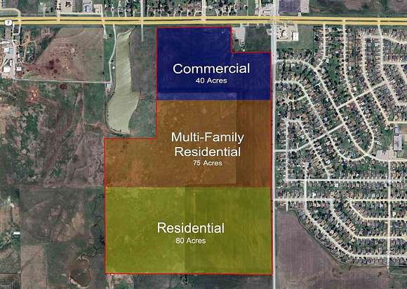 40 Acres of Commercial Land for Sale in Lawton, Oklahoma
