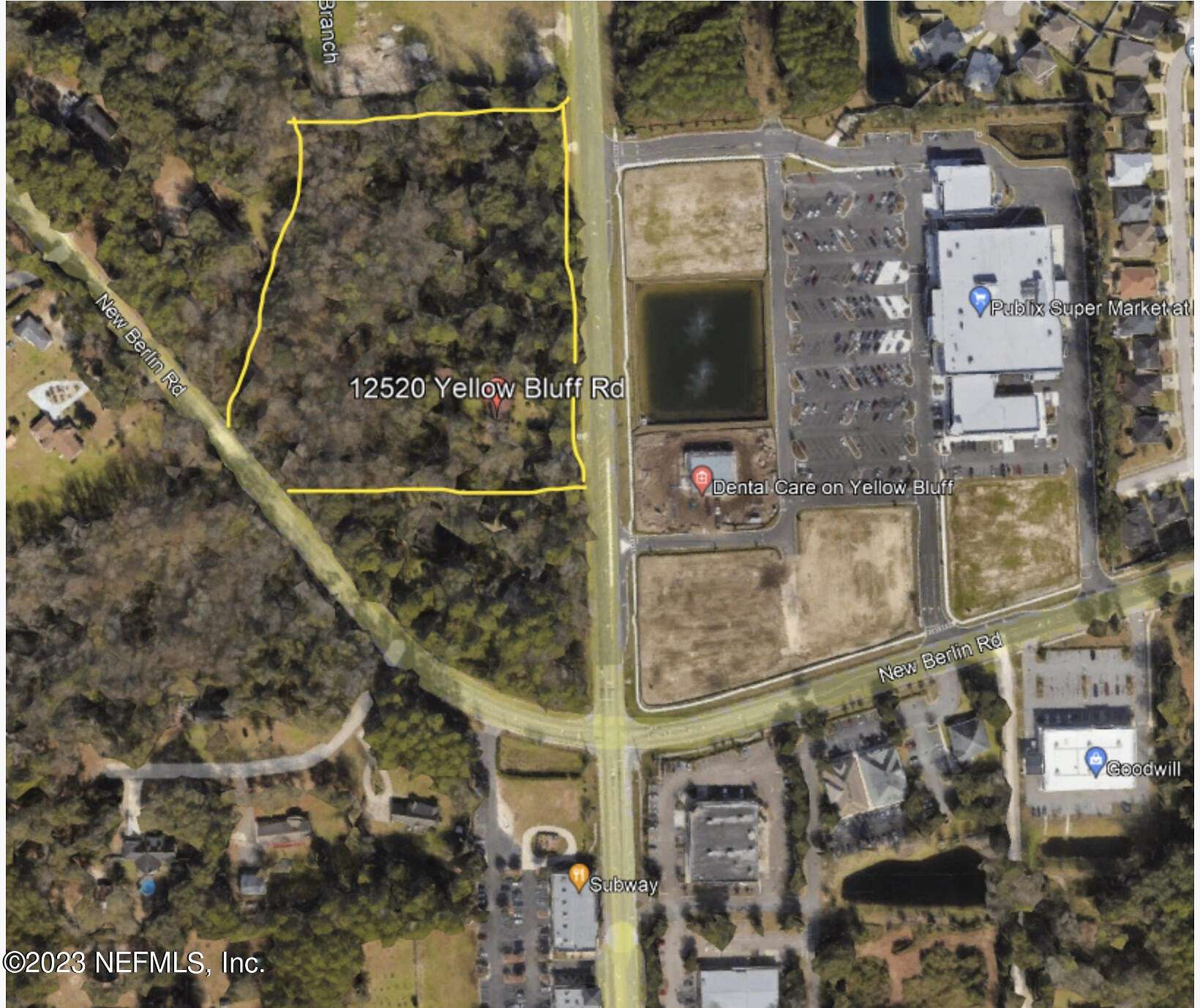7.15 Acres of Commercial Land for Sale in Jacksonville, Florida