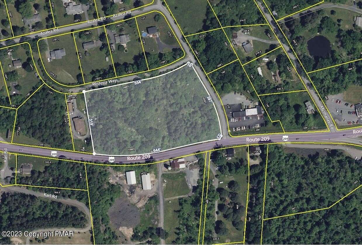 5.49 Acres of Commercial Land for Sale in Brodheadsville, Pennsylvania