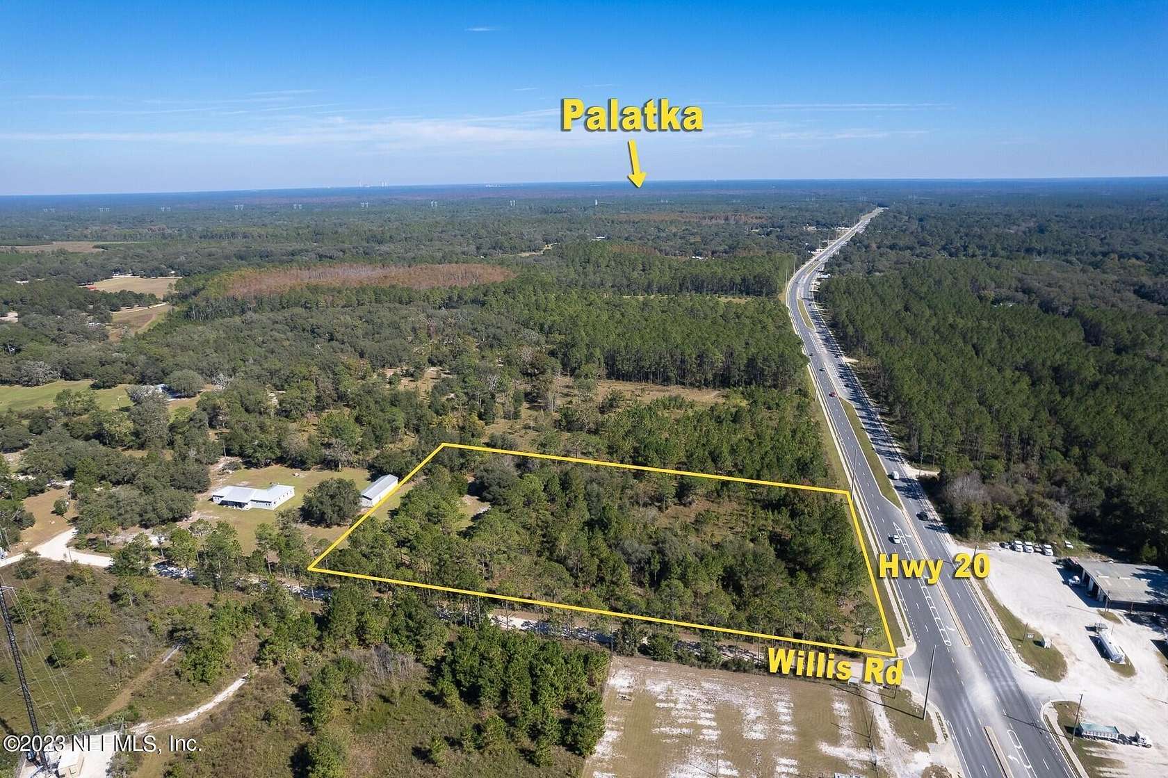 10.3 Acres of Commercial Land for Sale in Hollister, Florida