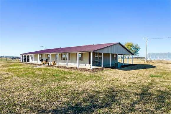 20 Acres of Agricultural Land with Home for Sale in Porum, Oklahoma