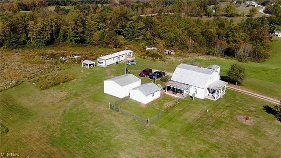 23.6 Acres of Agricultural Land with Home for Sale in Guysville, Ohio