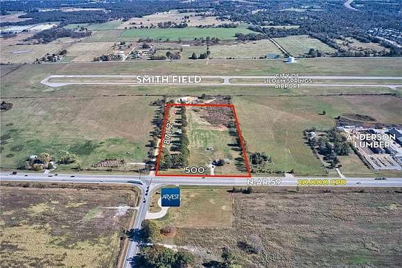 10 Acres of Land for Sale in Siloam Springs, Arkansas