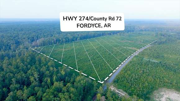 56 Acres of Land for Sale in Fordyce, Arkansas