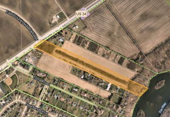 10.1 Acres of Agricultural Land for Sale in Yorkville, Illinois