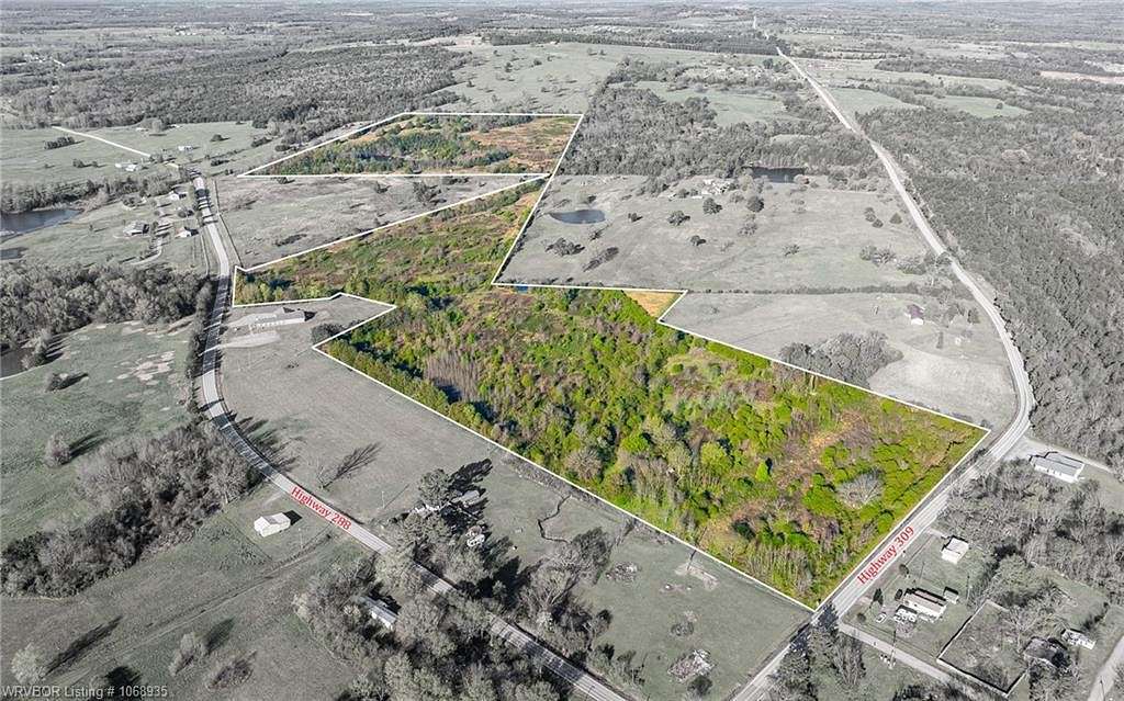 63 Acres of Land for Sale in Ozark, Arkansas
