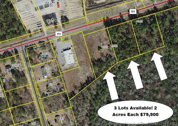 2 Acres of Commercial Land for Sale in Elizabethtown, North Carolina