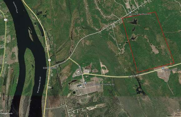 355 Acres of Recreational Land for Sale in Milford, Maine