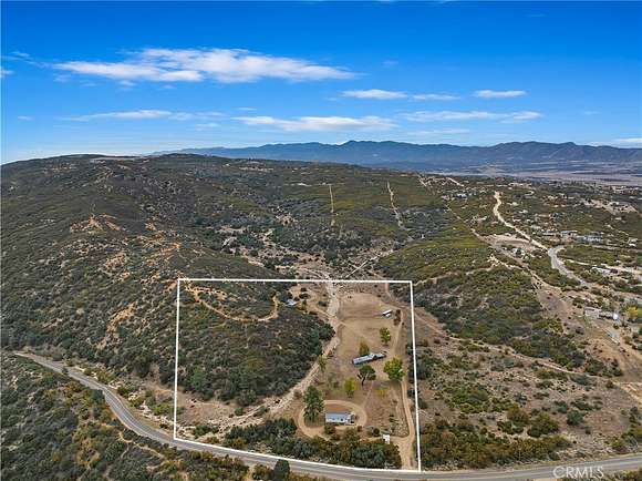 13 Acres of Land with Home for Sale in Anza, California