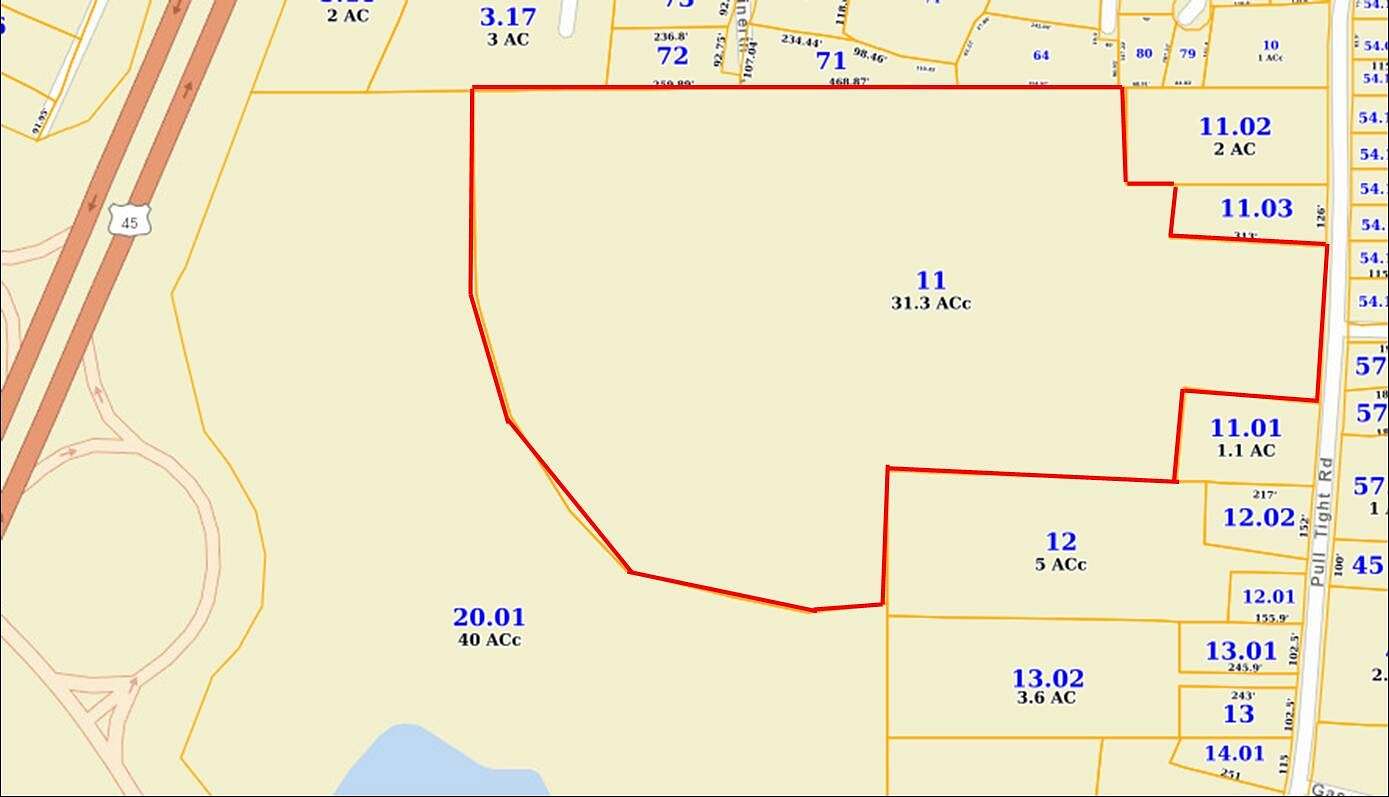 31.3 Acres of Land for Sale in Saltillo, Mississippi
