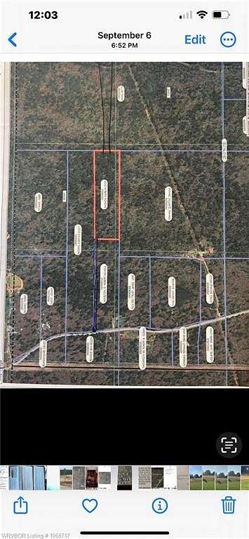 8.5 Acres of Recreational Land for Sale in Red Oak, Oklahoma